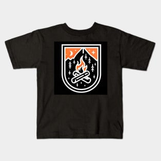 Camping Fire Kids T-Shirt